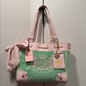 Juicy Couture Scottie Dogs Daydreamer in Retro Green/Powder